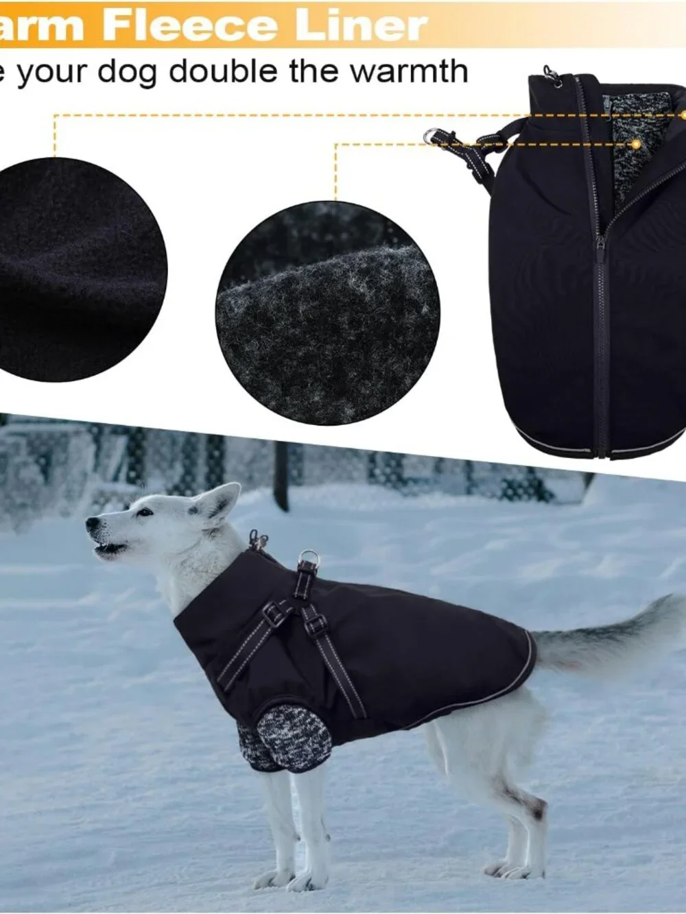 Lelepet Dog Coat 3 in 1
